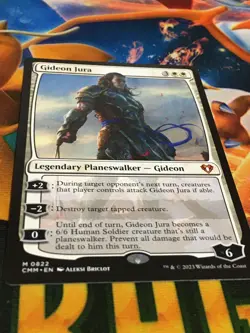 C5227 MAGIC MTG COMMANDER MASTERS GIDEON JURA #0822 NM MYTHIC - Image 2