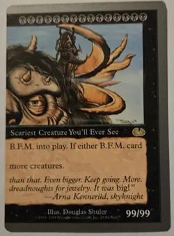 Magic The Gathering Unglued B.F.M. (Big Furry Monster) #28/94 MTG TCG CCG - Image 1