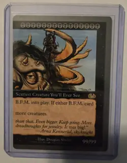 Magic The Gathering Unglued B.F.M. (Big Furry Monster) #28/94 MTG TCG CCG - Image 3
