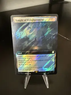 MTG Magic The Gathering Fallout Extended Art Surge Foil Temple of Enlightenment - Image 1