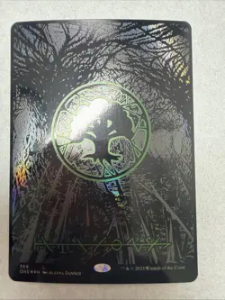 MTG | Forest (369) ✨🛢Oil Slick Raised Foil ✨ - Image 1