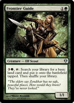 Frontier Guide U Zendikar 161 NM - LP - Image 1