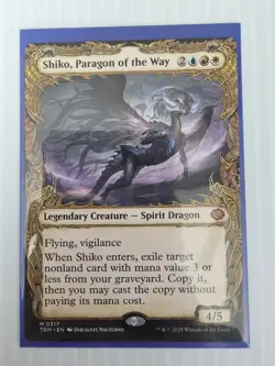 MTG Shiko, Paragon of the Way (Showcase) Tarkir: Dragonstorm Non-Foil #0317 - Image 1