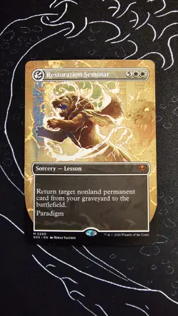 Restoration Seminar (Borderless) Secrets of Strixhaven Regular - Image 1
