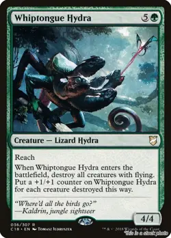 MTG Whiptongue Hydra 36 Commander 2018 NM Magic - Image 1