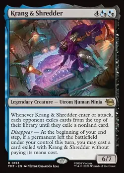 Krang & Shredder x1 1x FOIL TMT TMNT NM MTG - Image 1