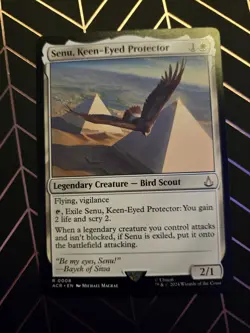 MTG Assassin's Creed SENU KEEN-EYED PROTECTOR #008R - Image 1
