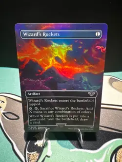 Wizard's Rockets (Borderless) 400 LOTR: Tales of Middle-earth MTG Foil HP - Image 1
