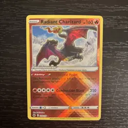 Radiant Charizard 020/159 Rare Crown Zenith Pokemon Holo Near Mint - Image 1