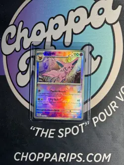 Pokemon Prismatic Evolutions Espeon Master Ball Rare Reverse Holo #033/131 - Image 1
