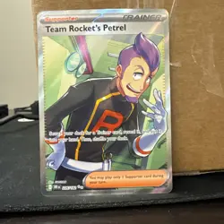 Pokemon Team Rocket's Petrel 226/182 Sv10 Ultra Rare near mint ships fast - Image 1