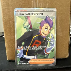 Pokemon Team Rocket's Petrel 226/182 Sv10 Ultra Rare near mint ships fast - Image 2