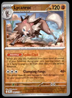 Lycanroc 085/159 Rare Journey Together Pokemon Reverse Holo Near Mint - Image 1