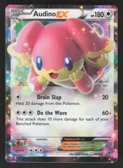 Audino EX 84/124 Pokemon TCG XY - Fates Collide LP - Image 1