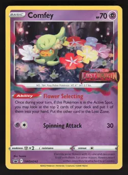Comfey SWSH242 Pokemon TCG Sword & Shield Promo Cards NM - Image 1