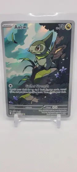 Axew #145/086 IR SV: Black Bolt Pokemon TCG [NM] - Image 2