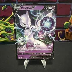 Pokemon TCG Mewtwo V Pokemon GO 030/078 Holo Ultra Rare - Image 1