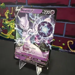 Pokemon TCG Mewtwo V Pokemon GO 030/078 Holo Ultra Rare - Image 3
