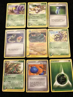 Lot 5: Pokemon E-Reader Vintage - 9x Card Lot - 2003 Rare Vintage Bundle - Image 1