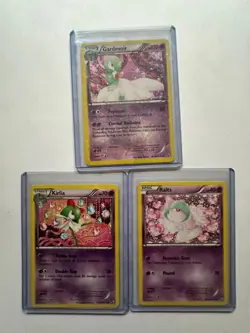 Ralts - Kirlia - Gardevoir Evolution cards holo pokemon LP-MP 2013 set - Image 1