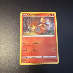 Pokemon Card Charmander SWSH092 Black Star Promo Cosmo Holo Near Mint - Image 1