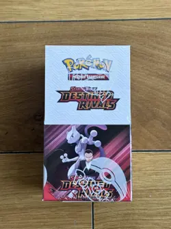 Pokemon TCG Destined Rivals Half Booster Box 18 Packs Factory Sealed - Image 1