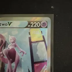 Pokemon Mewtwo V Pokemon GO Ultra Rare 030/078 220 HP Holo English Card - Image 3
