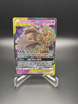Pokemon TCG Trevenant & Dusknoir GX Tag Team SM217 Black Star Promo - Image 1