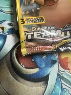 Pokemon TCG Sun & Moon Team Up Mini Booster Pack Snorlax & Eevee Sealed 7.68G - Image 5