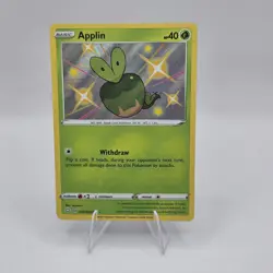 Applin SV012/SV122 Shining Fates: Shiny Vault Shiny Holo Rare Pokemon TCG NM - Image 2