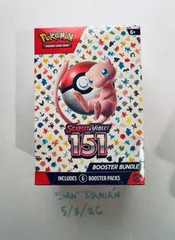 Pokemon TCG Scarlet and Violet 151 Booster Bundle Factory Sealed - Image 1
