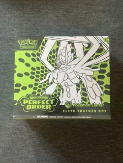 Pokemon Perfect Order Pokemon Center ETB - Brand New (Corner Damage) - Image 1