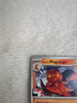Pokemon Destined Rivals 036/182 Ethans Magcargo Non Holo Play Stamp - Image 2