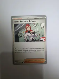 Team Rocket's Ariana Pokemon Prize Pack Series 8 Promo Non Holo - Image 1