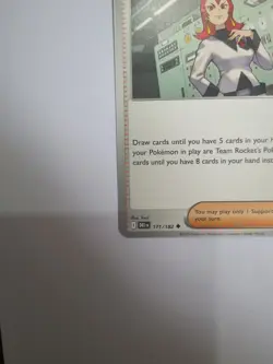 Team Rocket's Ariana Pokemon Prize Pack Series 8 Promo Non Holo - Image 4