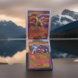 Pokemon Mega Charizard X EX & Mega Charizard Y EX Holo MEP 029/030 English Lot - Image 1