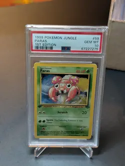 PSA 10 1999 Pokemon Jungle 1st Edition Paras #59 - Image 1