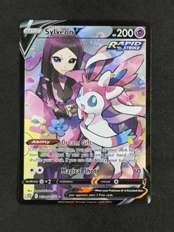 Pokemon TCG Sylveon V TG14/TG30 Swsh09: Brilliant Stars Trainer Gallery Holo - Image 1