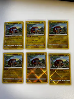 Pokemon Radiant Charbug Lot 051/159 Crown Zenith Holo Pokemon Tcg - Image 1
