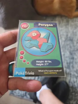 Porygon 137 - PokeTrivia - Burger King Promo - Scene 10 - Vintage - Pokemon - Image 2