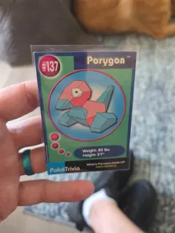 Porygon 137 - PokeTrivia - Burger King Promo - Scene 10 - Vintage - Pokemon - Image 3