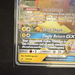 Pokemon Dedenne GX World Championships 2019 Ultra Rare 57/214 160 HP Holo EN - Image 5