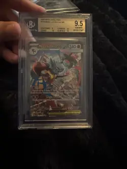 BGS 9.5 Mega Lucario ex 179/182 SIR Pokemon Mega Evolutions | Dual 10 Subs 🔥 - Image 2