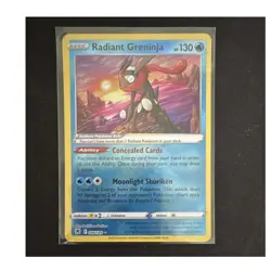 Pokemon Radiant Greninja Astral Radiance Radiant Rare 046/189 130 HP Holo Engli… - Image 1