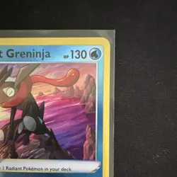 Pokemon Radiant Greninja Astral Radiance Radiant Rare 046/189 130 HP Holo Engli… - Image 3