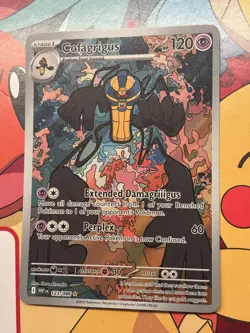 🔥Cofagrigus 123/086 Illustration Rare SV: White Flare [EN] Pokemon TCG NM+🔥 - Image 1