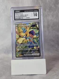 Pokemon Hop's Zacian EX 2025 Journey Together 186/159 Gem Mint 10 - Image 1