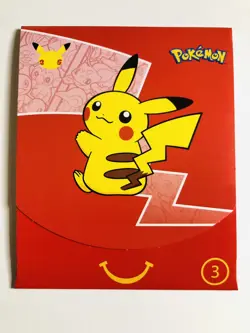 POKEMON McDonalds Happy Meal Toy #3 25th Anniversary 2021 Promo Sealed Pack - Image 3