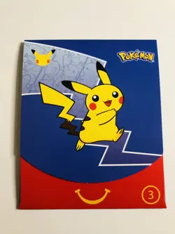 POKEMON McDonalds Happy Meal Toy #3 25th Anniversary 2021 Promo Sealed Pack - Image 4