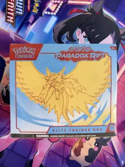 Pokemon ETB - SV04 Paradox Rift (Roaring Moon) Elite Trainer Box - Sealed - Image 1